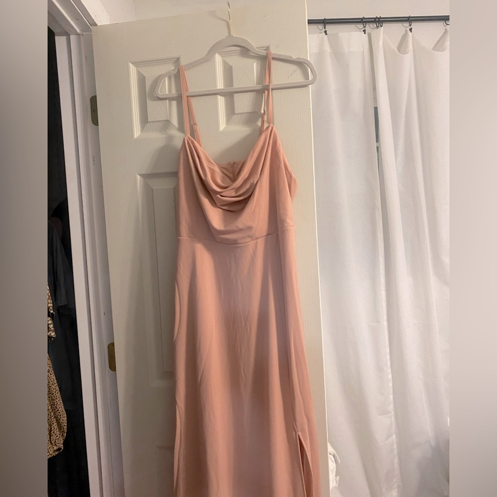 NWT Birdy Grey Ash Crepe Dress Dusty Rose